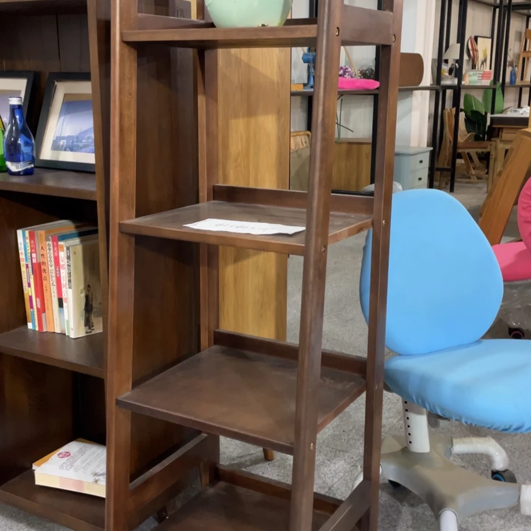 木白腊木胡桃色置物架