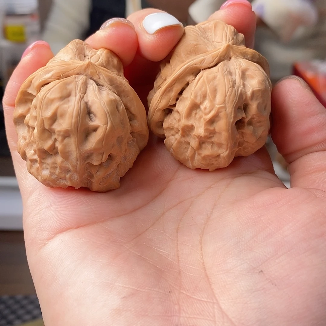 文玩核桃把件微修蛤蟆头42