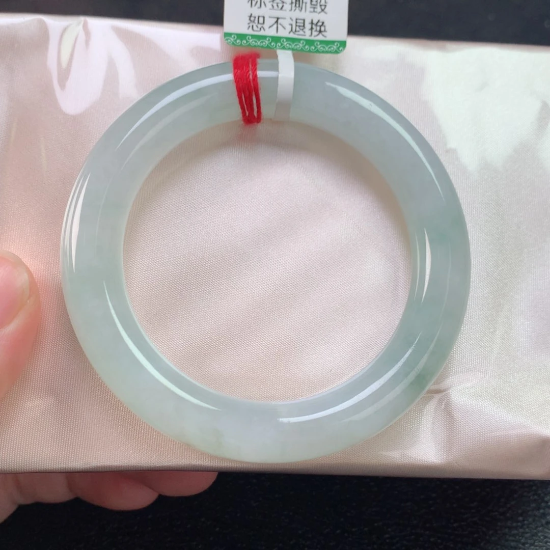 未镶嵌手镯翡翠缅甸天然翡翠手镯56