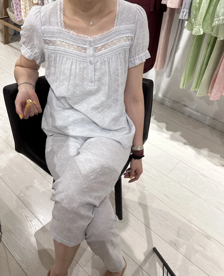 帽之都品牌订单短袖长裤家居舒适睡衣套装