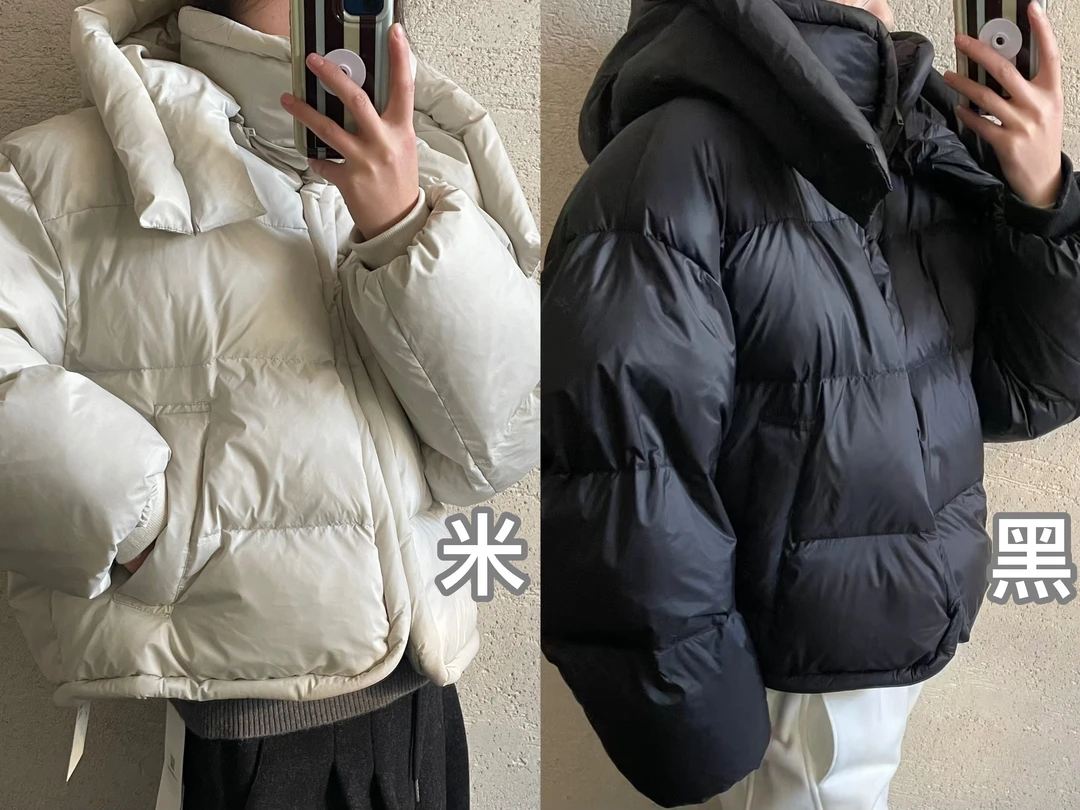 【 雨•美 推荐 】2328韩版帽子吸扣立领棉服