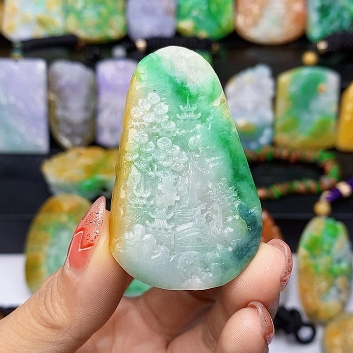 定制翡翠未镶嵌翡翠A货一物一证