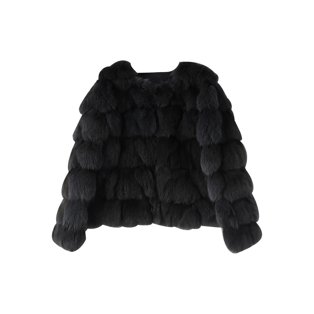 秋冬时尚进口芬兰拼接狐狸毛OPN2428-3