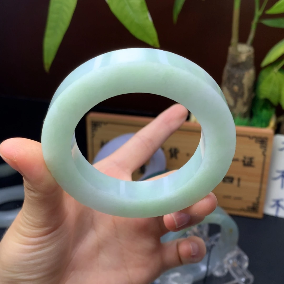 翡翠手镯未镶嵌定制不退不换51-56