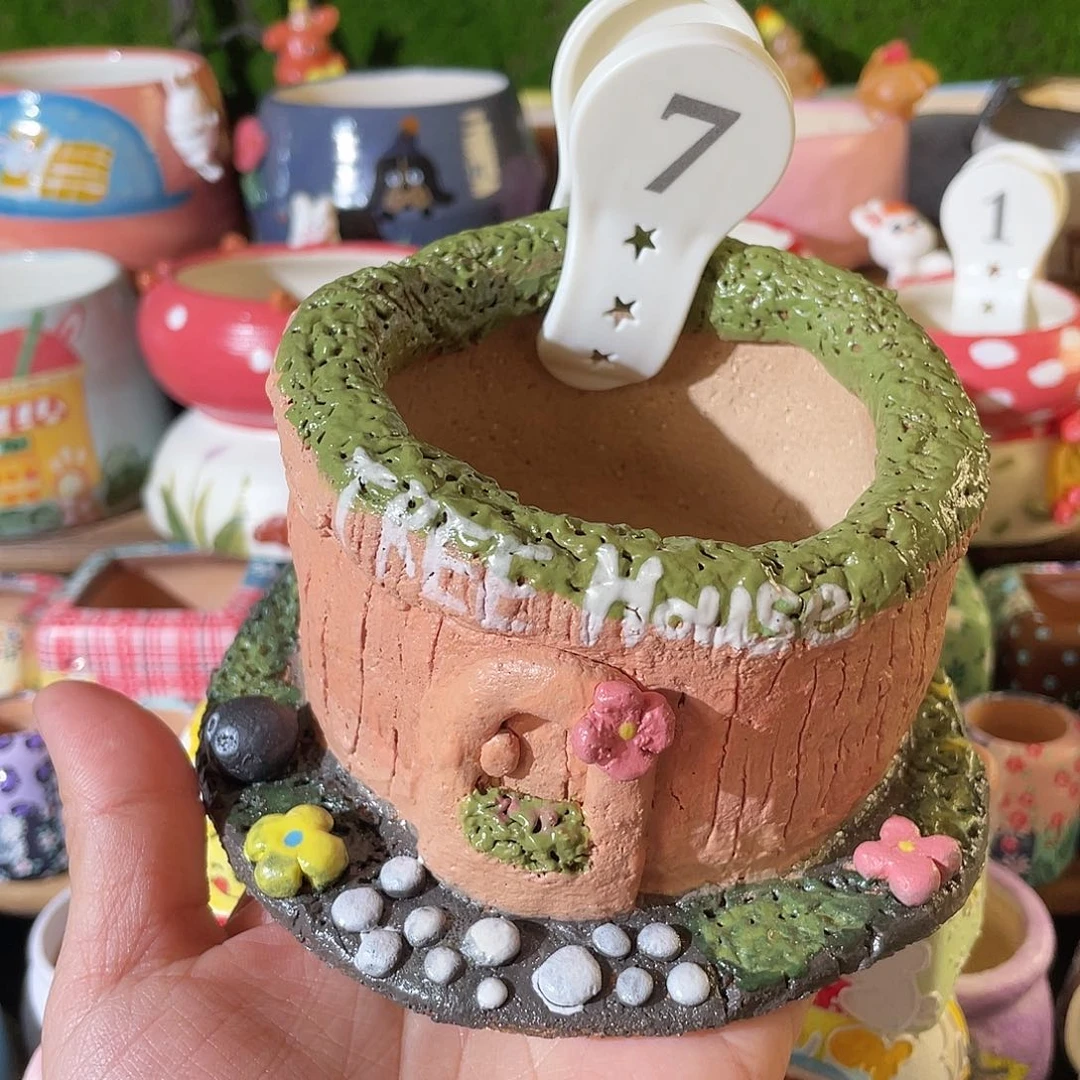 红陶7…..手工手绘