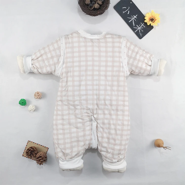 童话妈咪哈衣爬服开裆连体衣闭裆秋季宝宝加厚连体衣保暖春秋