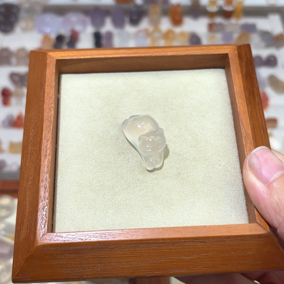 玛瑙/玉髓颈饰未镶嵌果**丁