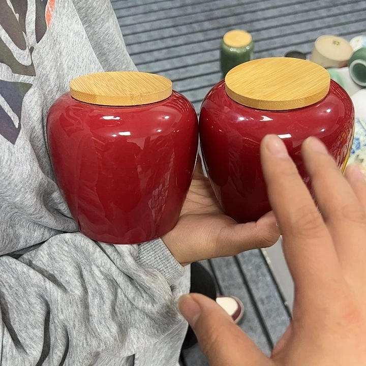 茶叶罐陶瓷家用储物罐瑕疵福利品介意勿拍