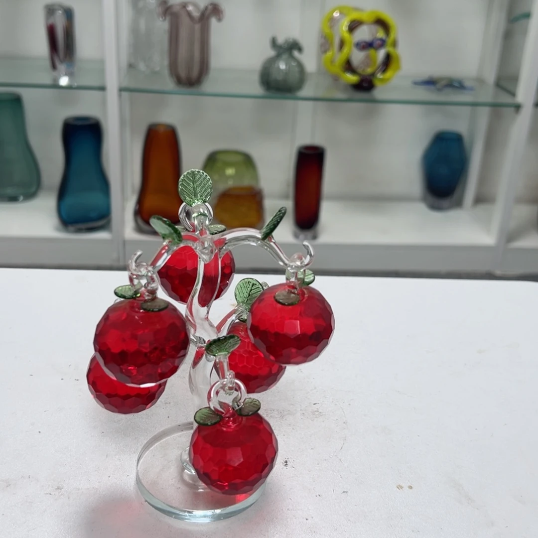 高 17 轻奢琉璃花器福利正常手工痕迹