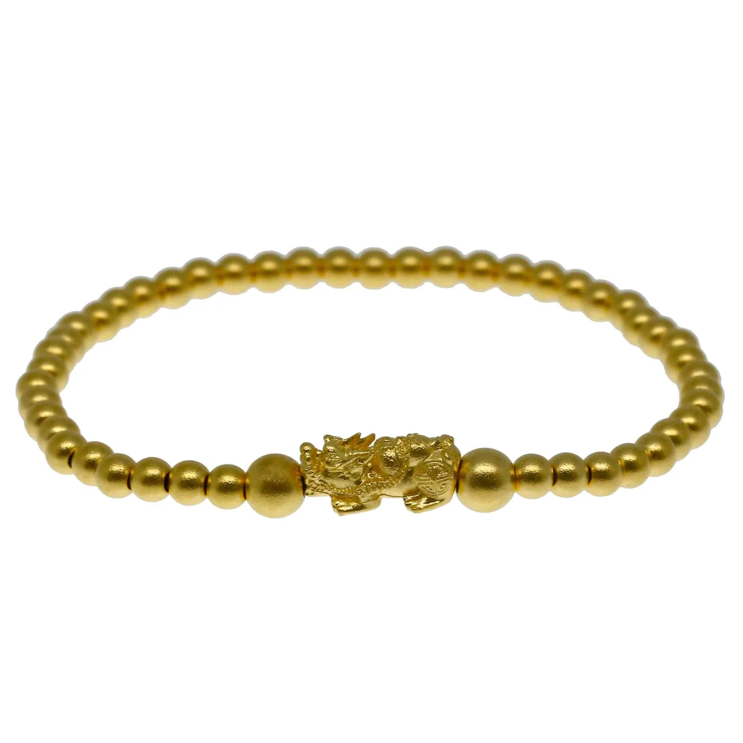 CAIBAI JEWELRY/菜百首饰xyxz足金手链 简单时尚