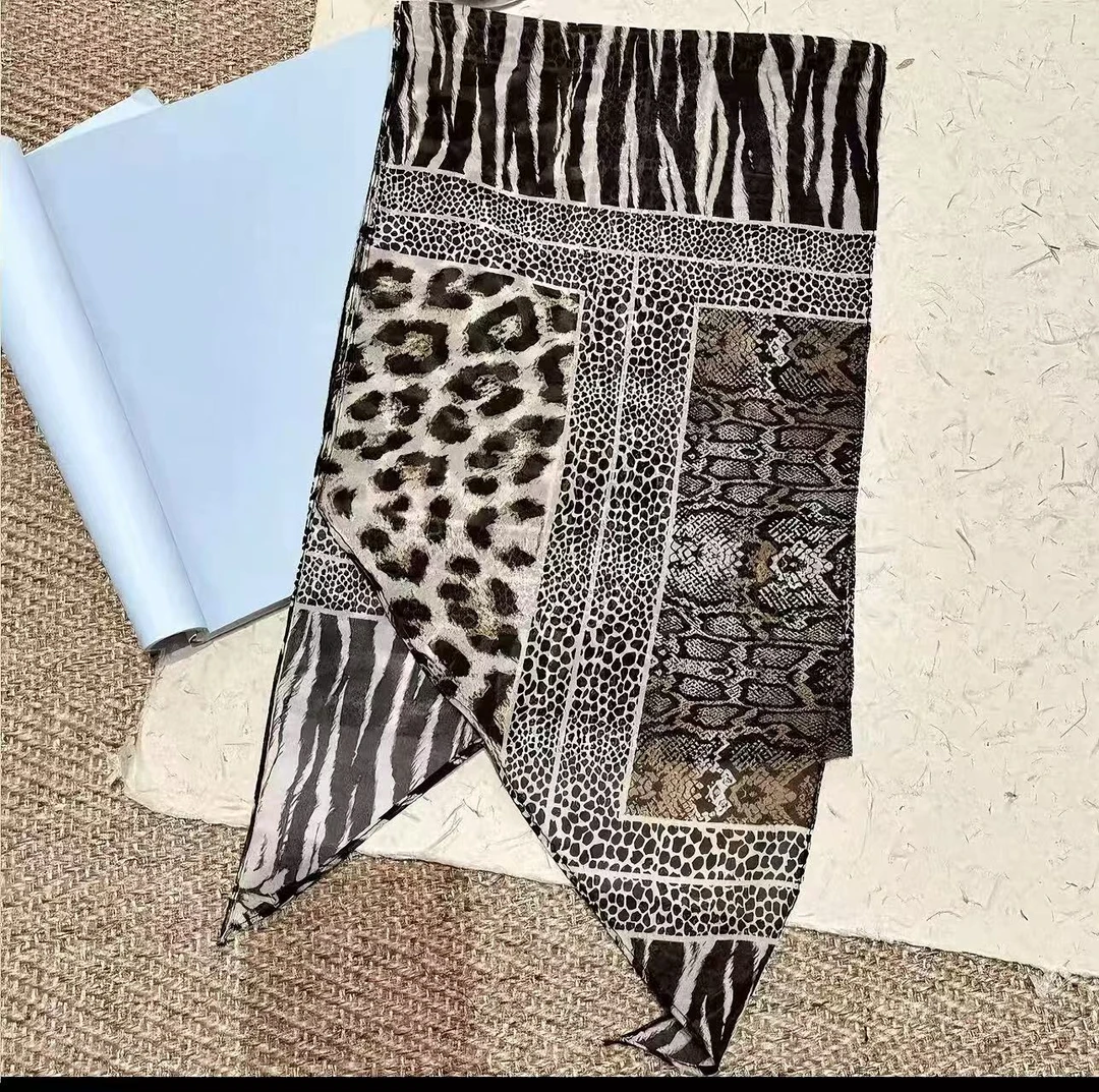 SG / 杨依姗 SS美式复古辣妹豹纹丝巾SJ-20250990