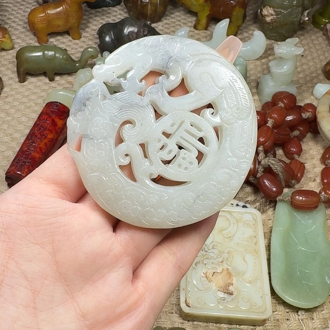 白玉菩提吊坠挂件