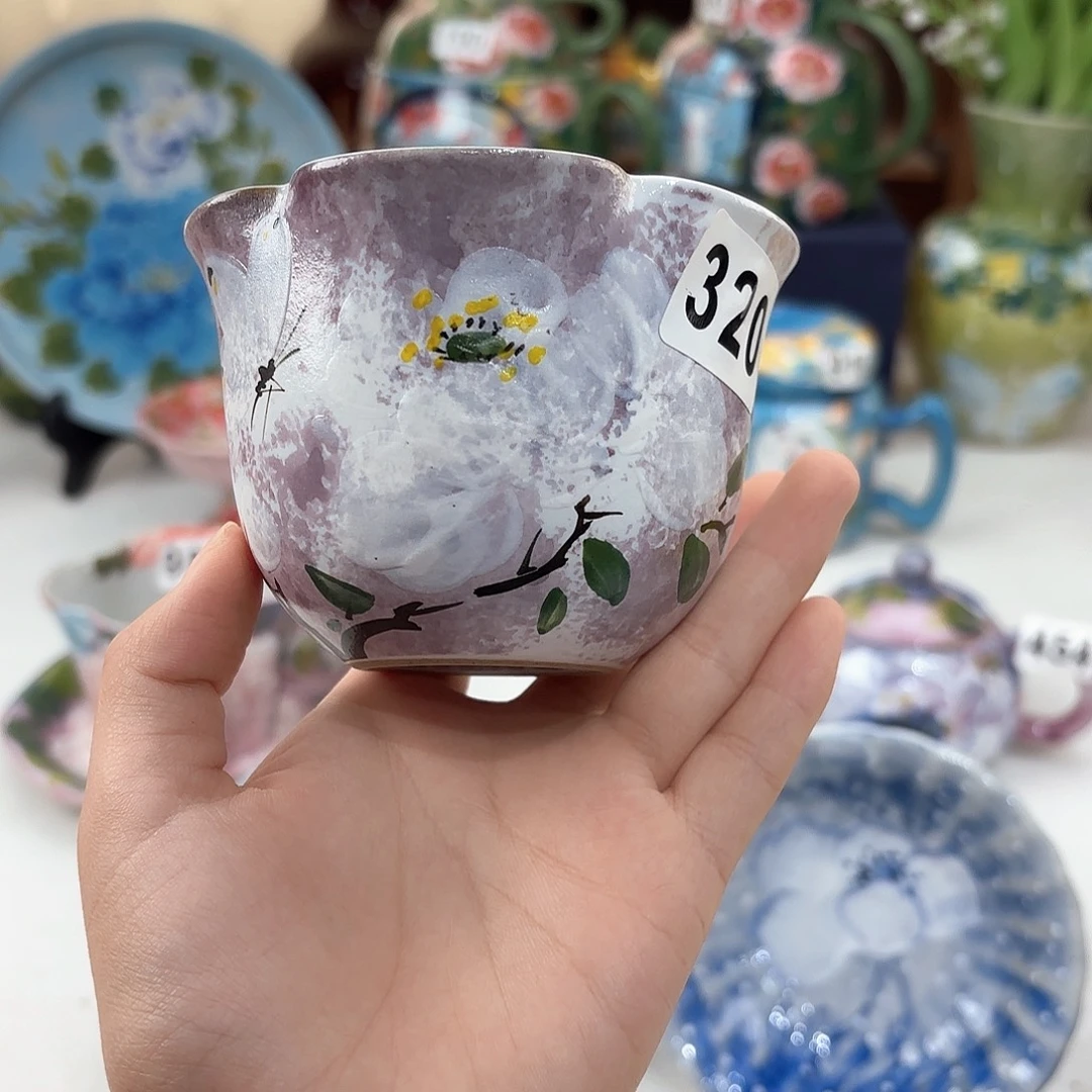 景德镇手绘高温釉下彩陶瓷茶具