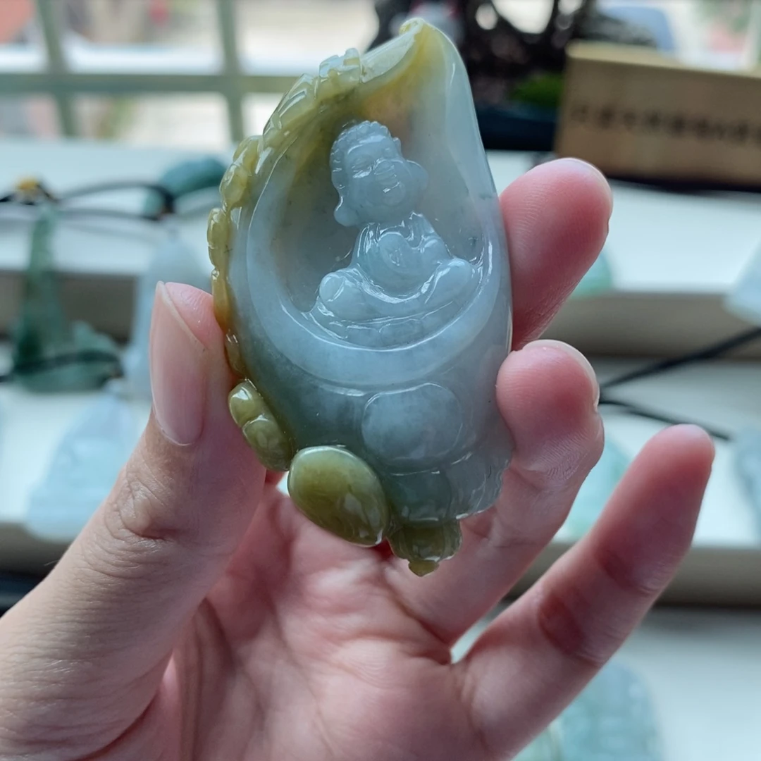 【闪购商品】颈饰未镶嵌翡翠天然缅甸A货翡翠