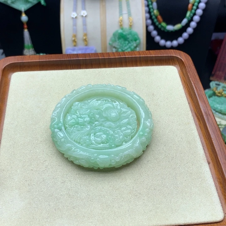 引***翡翠手镯未镶嵌翡翠手镯59.8