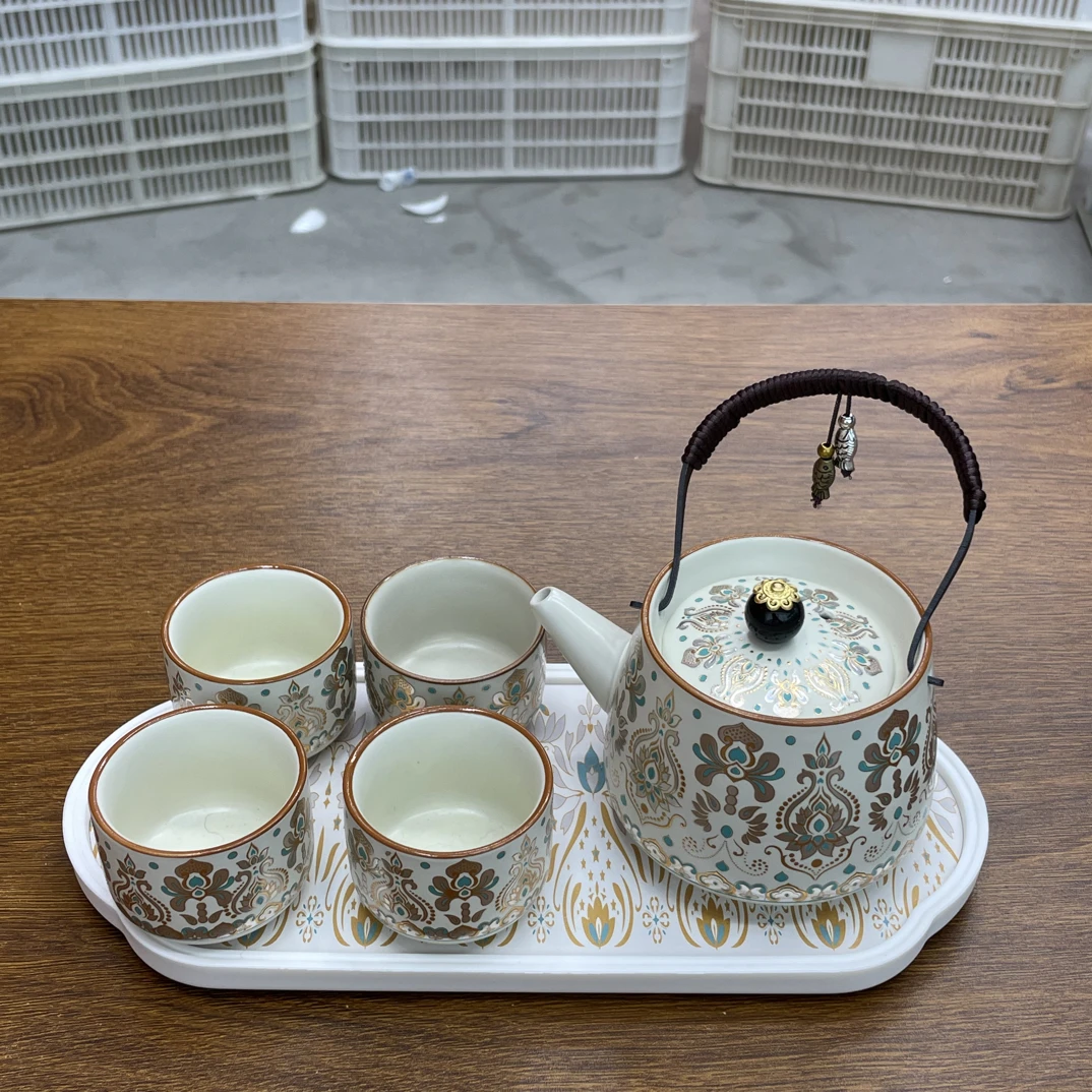 BY362-海上明珠敦煌双鱼挂钩款式茶具