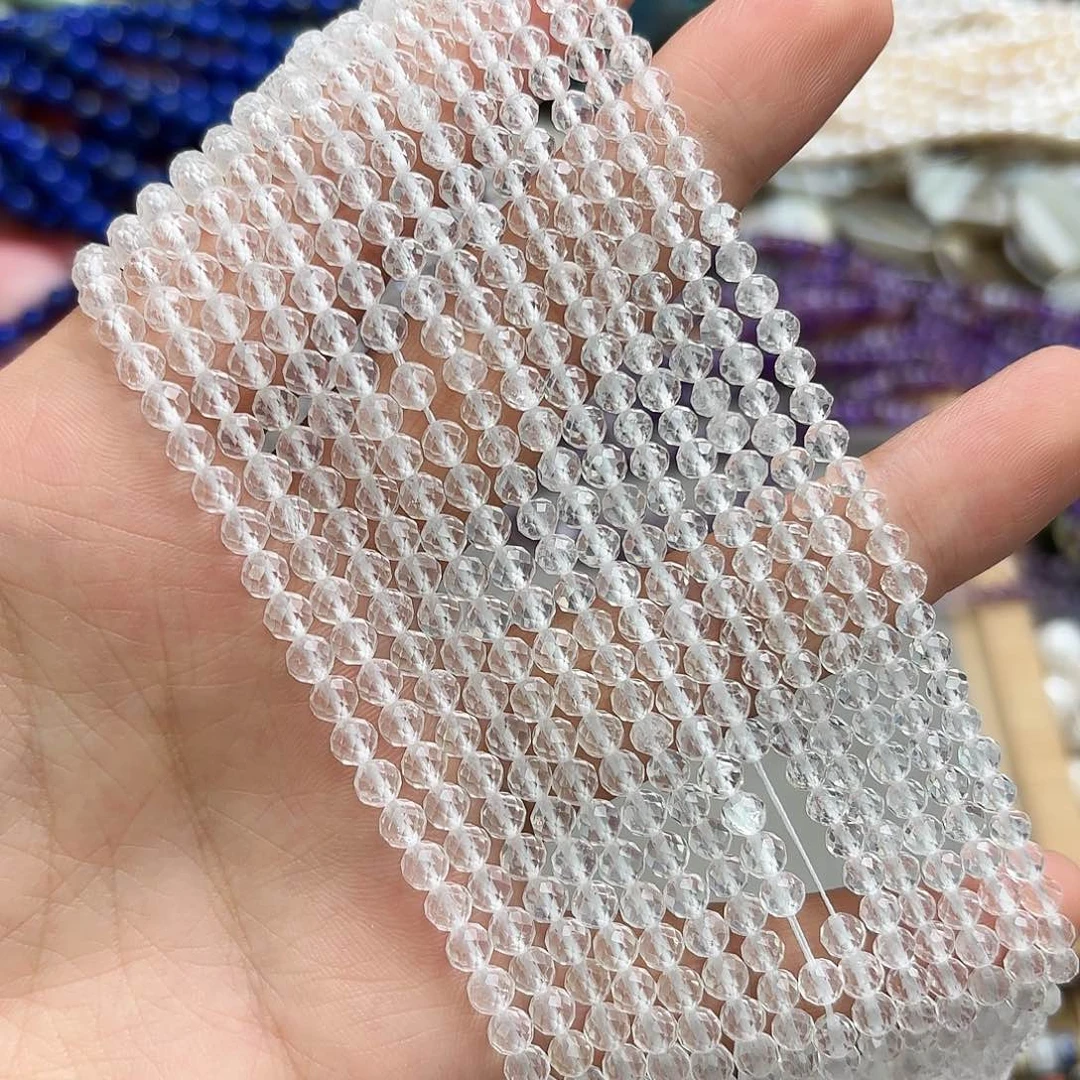 玛瑙/玉髓未镶嵌珠宝半成品卡4白水切面一条