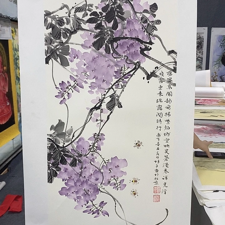 国画国画作品手绘