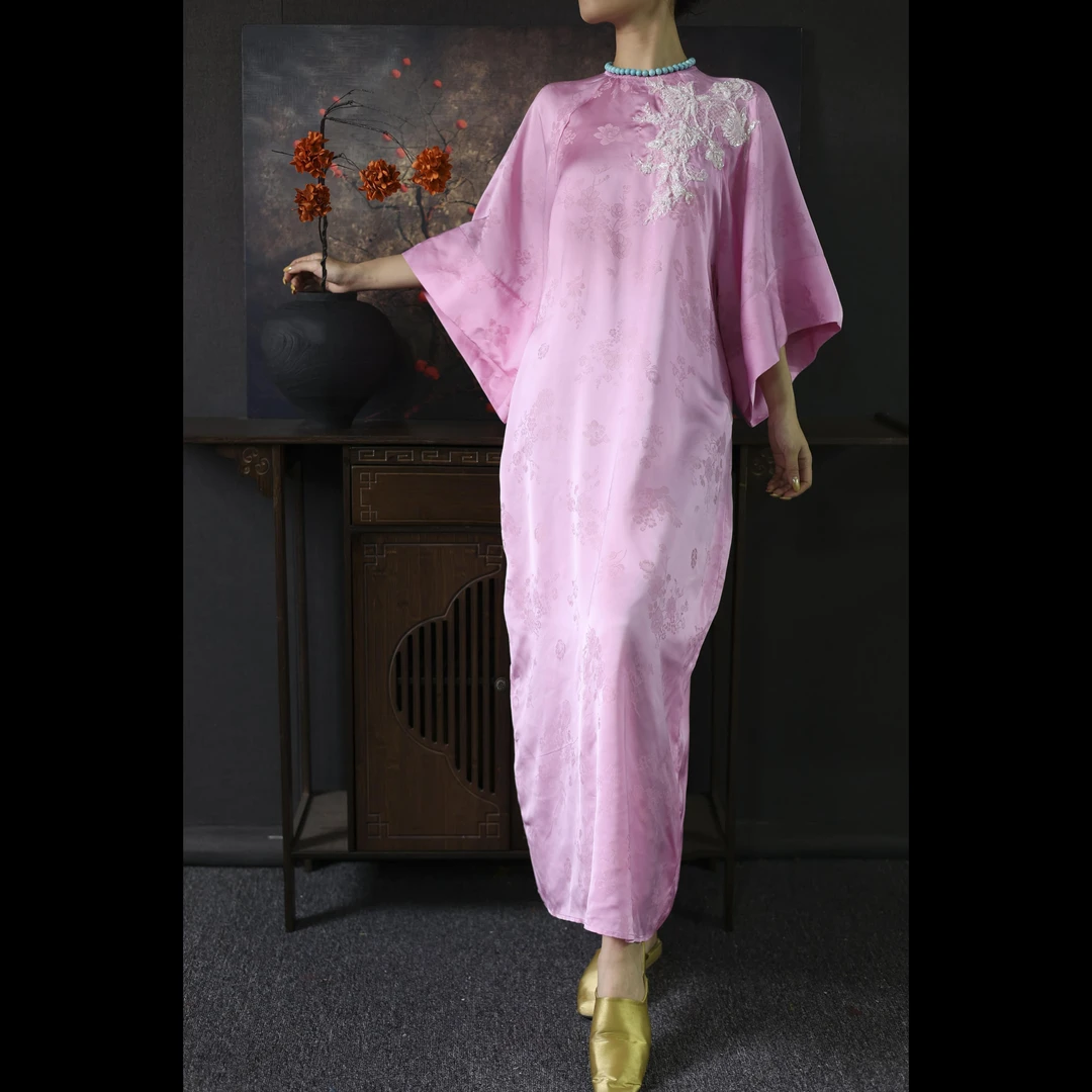 【此刻·拂云】XM轻奢新中式慵懒高级感优雅千金财阀气质女士连衣裙