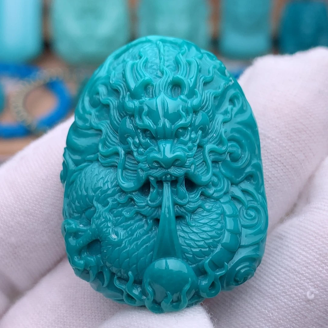 未镶嵌绿松石珠宝奇石