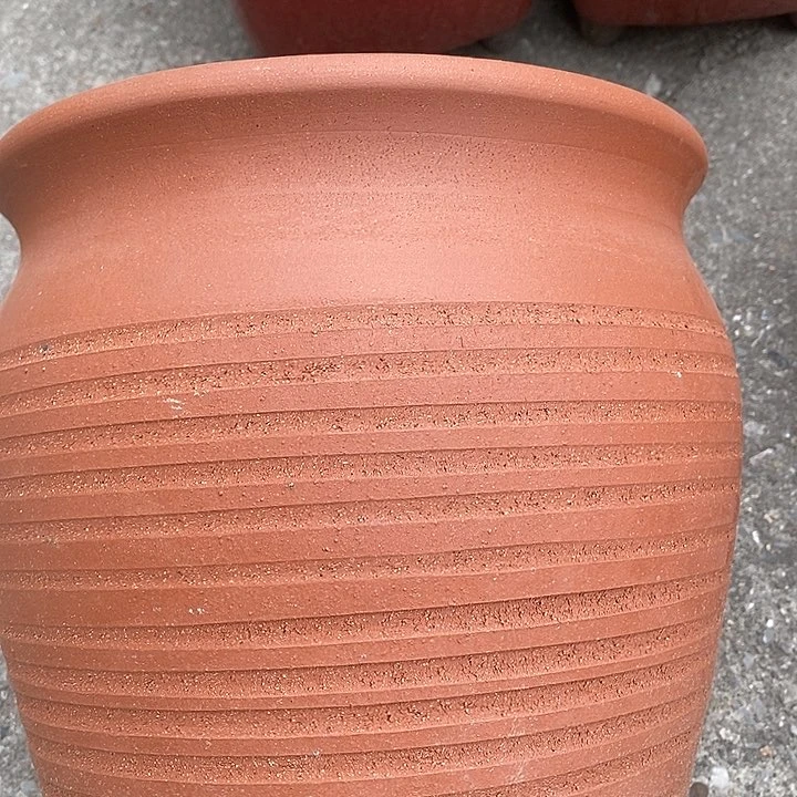 紫砂花盆高约26口约24