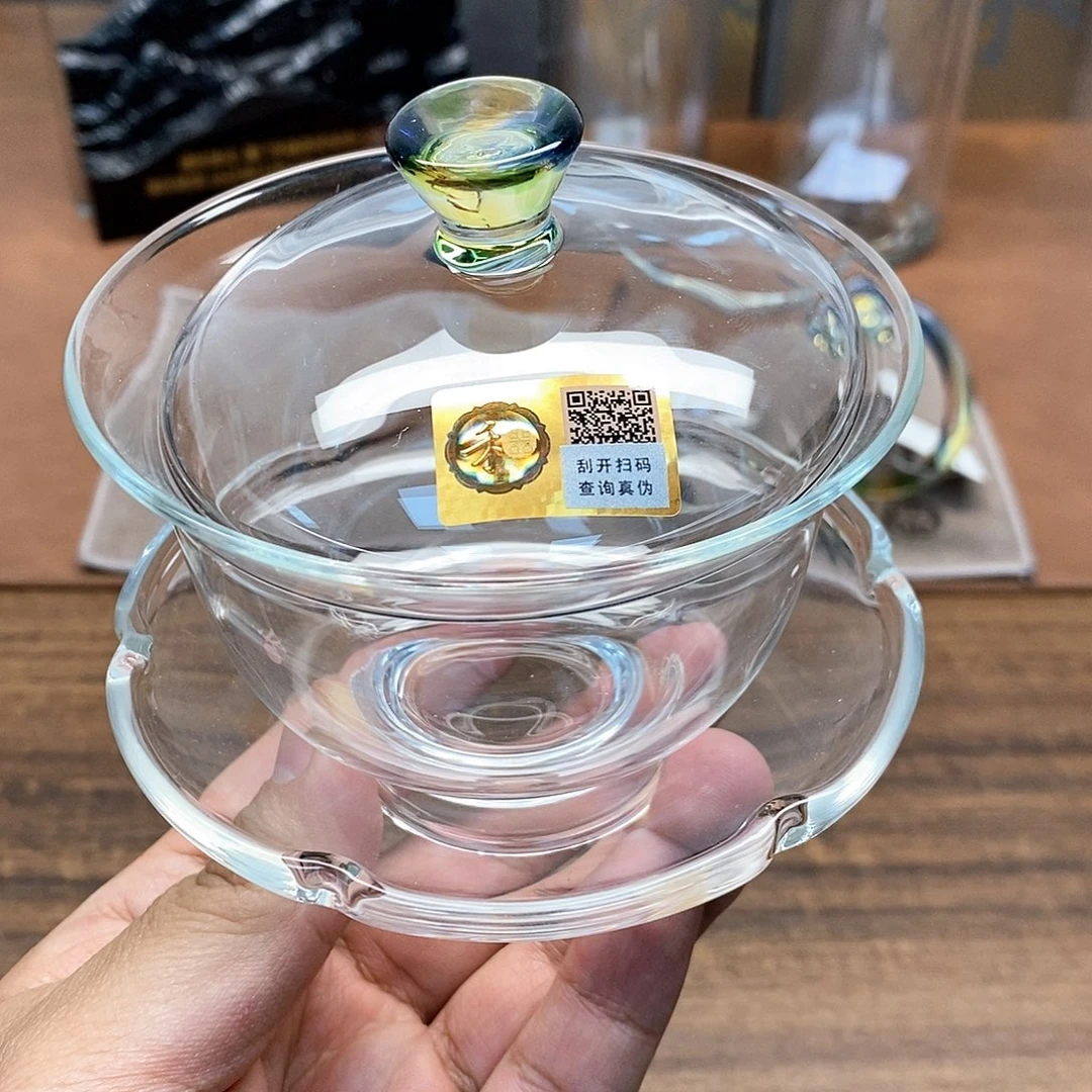 禾器/沁莲盖碗/迷翠