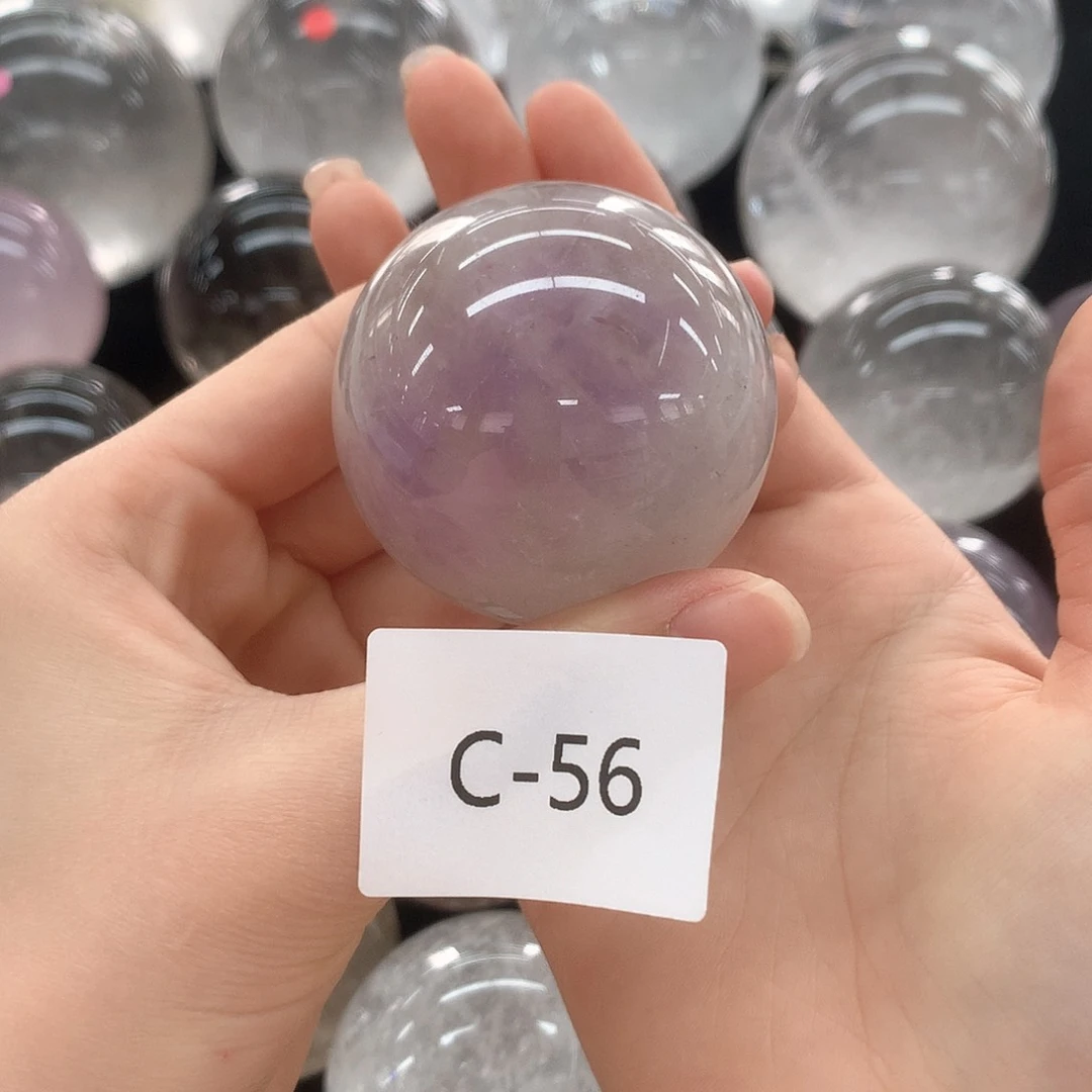 水晶摆件未镶嵌好**连摆件C56 5.2CM