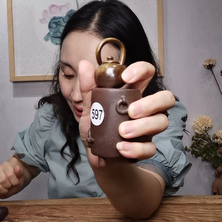 粗砂不规则民俗系列作品炉壶组合