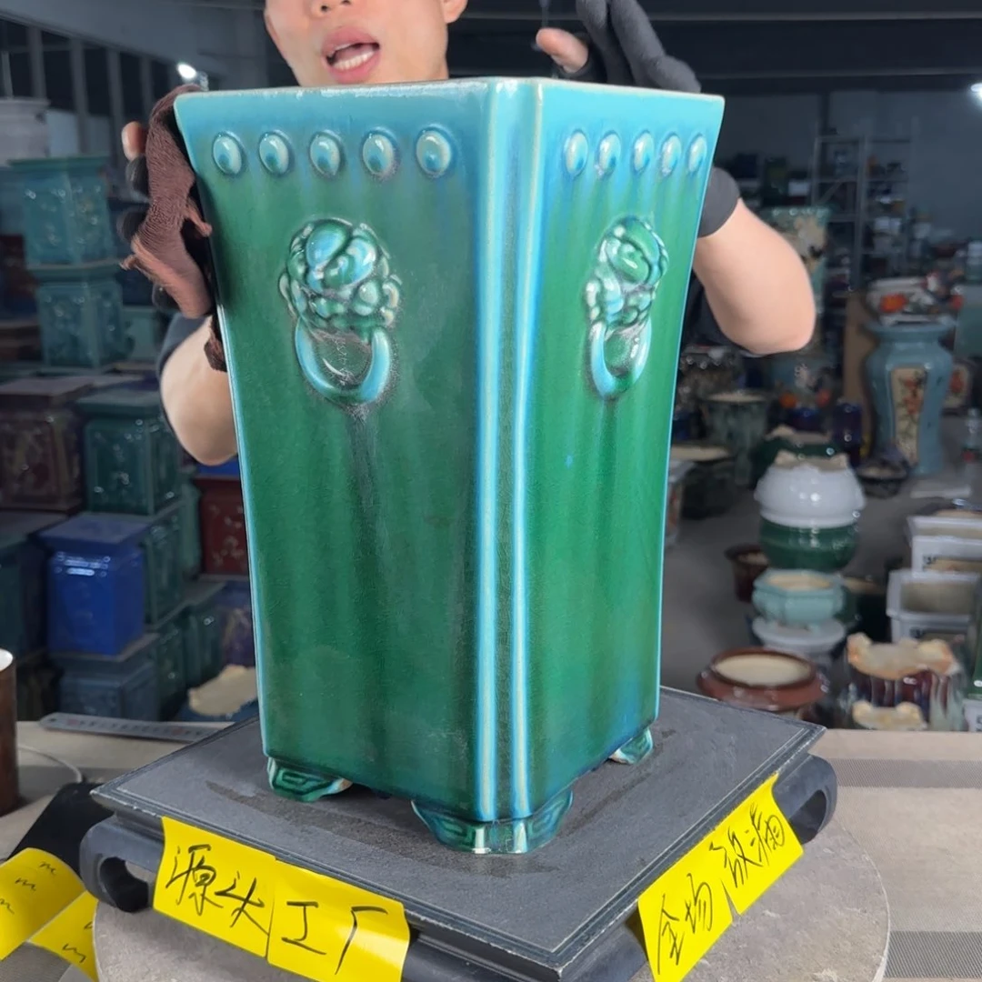 一风堂石湾花盆。微瑕