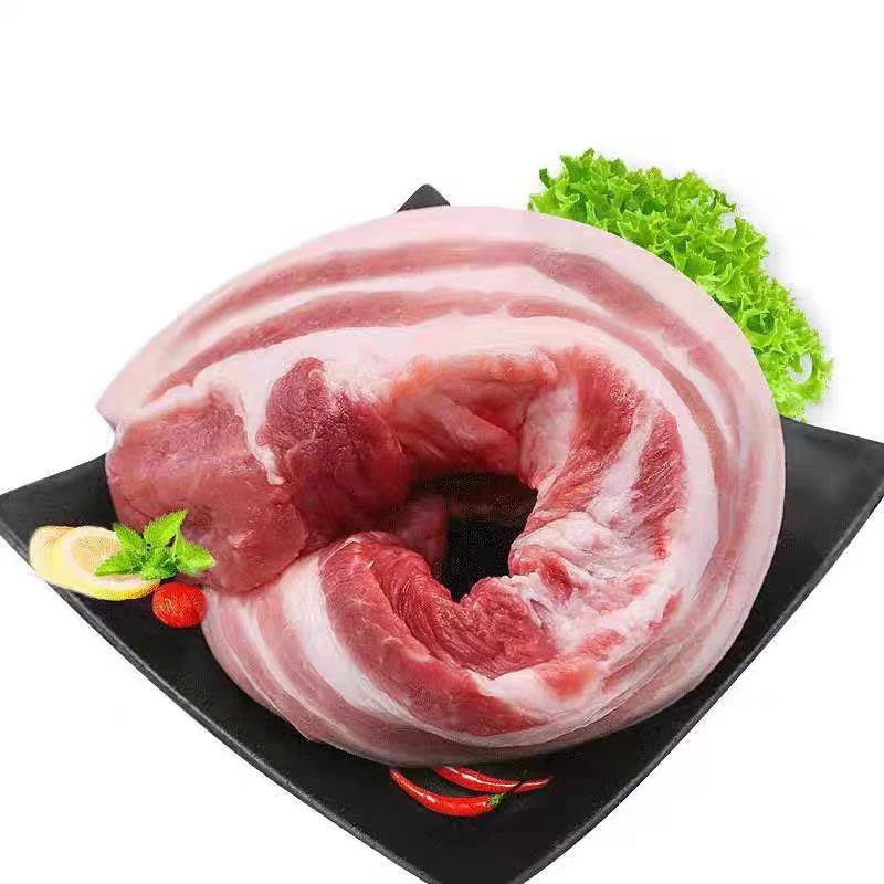 ”和牛猪“新鲜带皮带通脊五花肉现杀精修土猪肉粮食猪散养480天以上