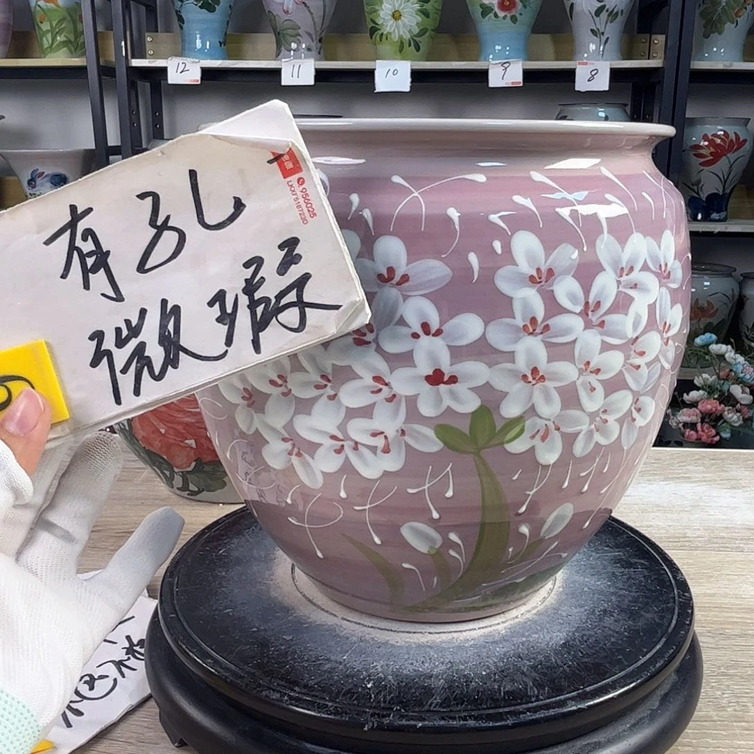 罐1tc景德镇陶瓷花盆