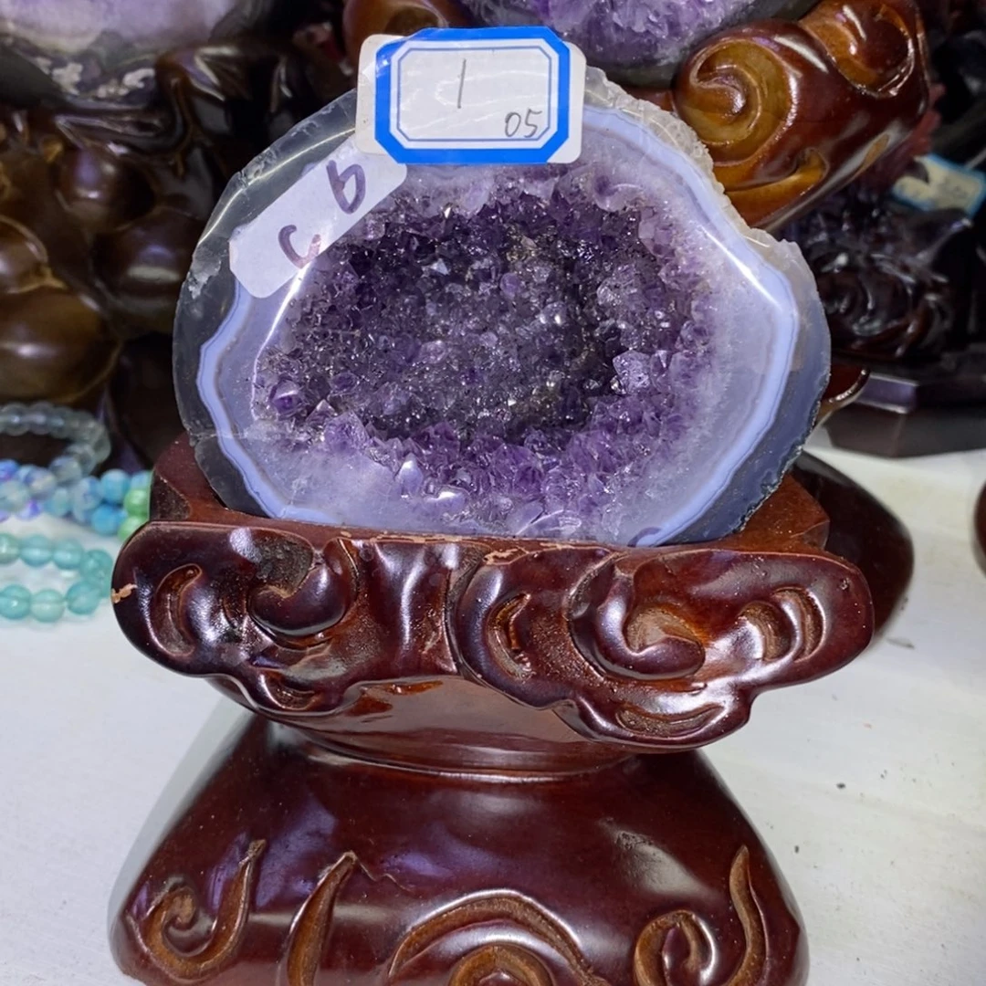 未镶嵌大型摆件（非配饰）紫晶小潘