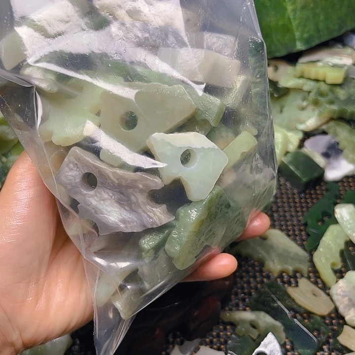未镶嵌和田玉珠宝半成品晓*