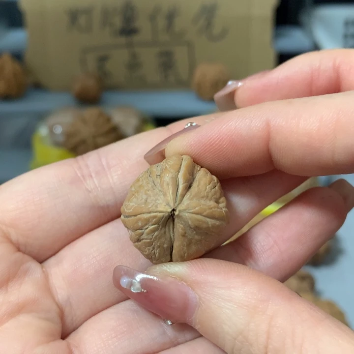 鸿***吊坠文玩核桃异形单只，有瑕疵