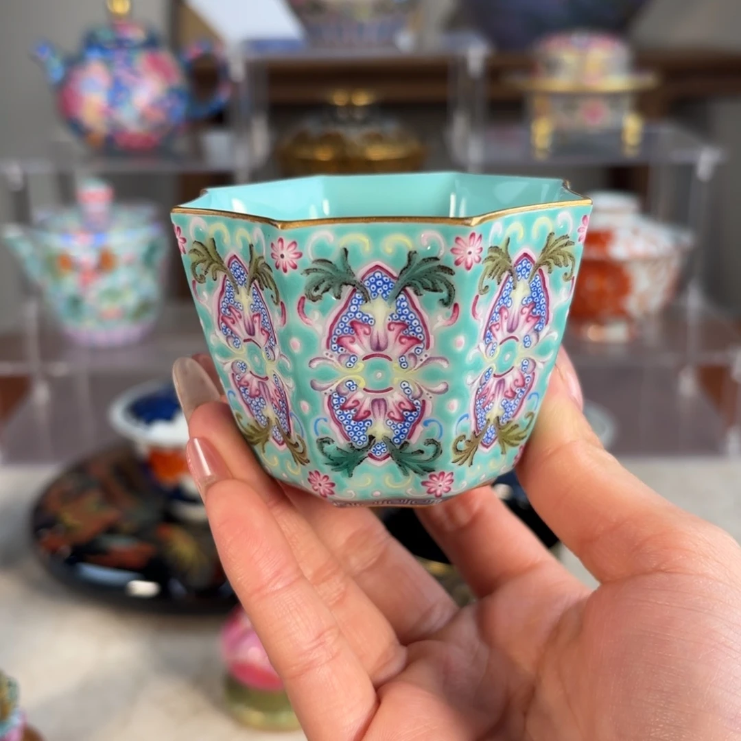 纯手工手绘 高端茶器