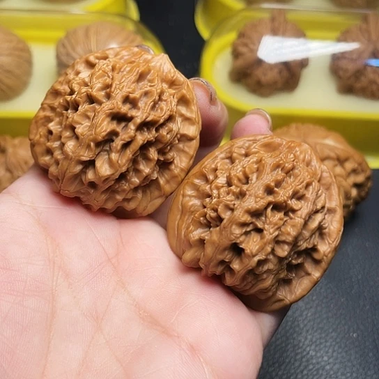 文玩核桃马老四一对