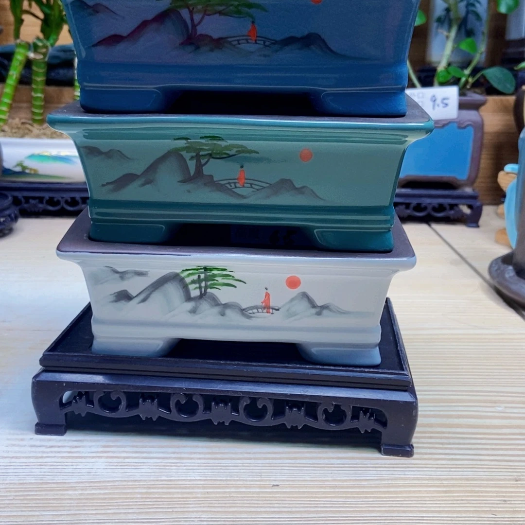 瓷片陶瓷花盆陶瓷艺术