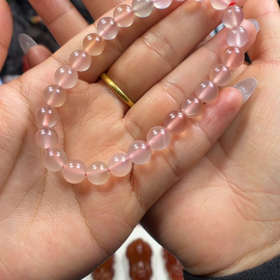 南红玛瑙未镶嵌荔枝冻手串