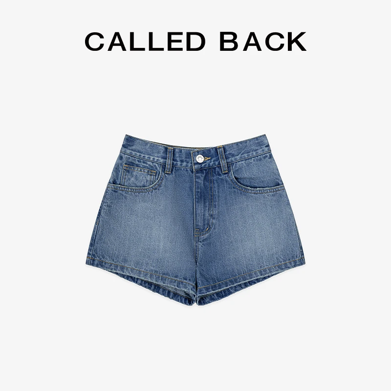 百搭时尚舒适夏季水洗牛仔短裤043010