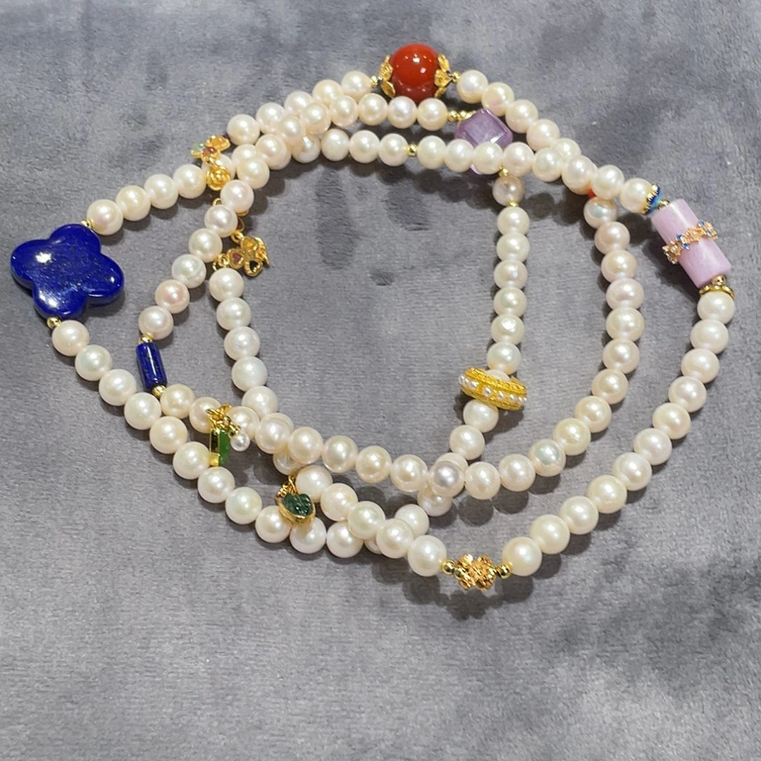 淡水珍珠毛衣链未镶嵌