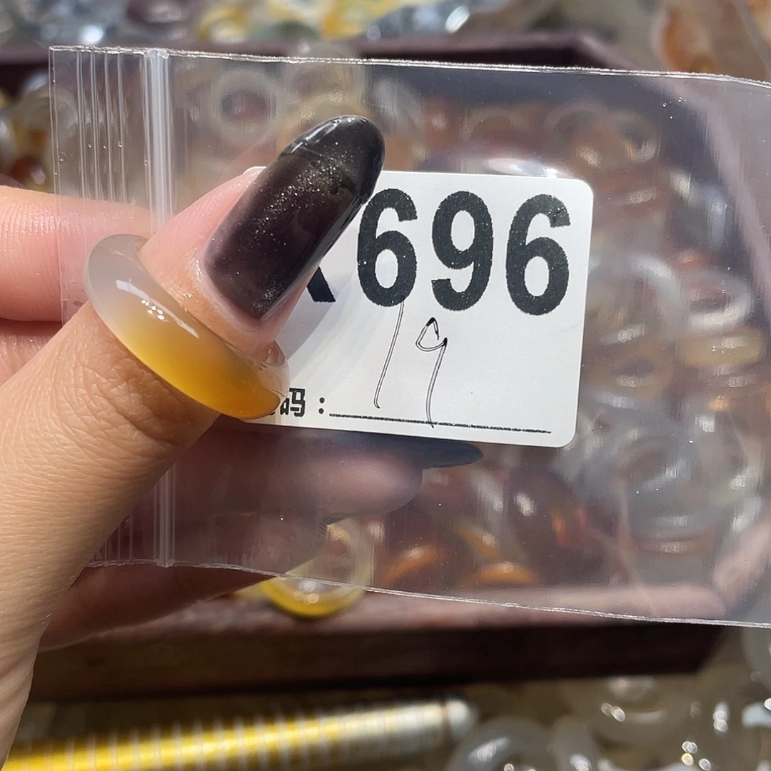 玛瑙/玉髓未镶嵌戒指696