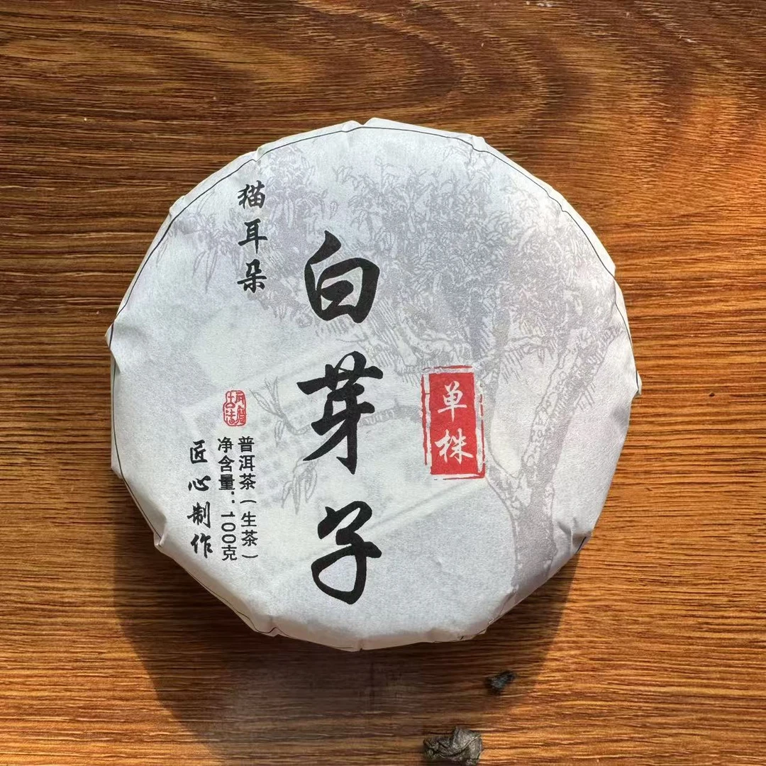 2024年白芽子古树单株  500g/提  生茶 普洱茶  云南普洱茶