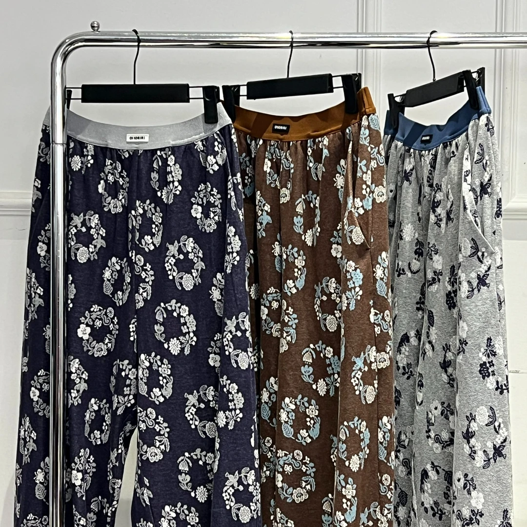 OIIORIRI设计师品牌 小花裤