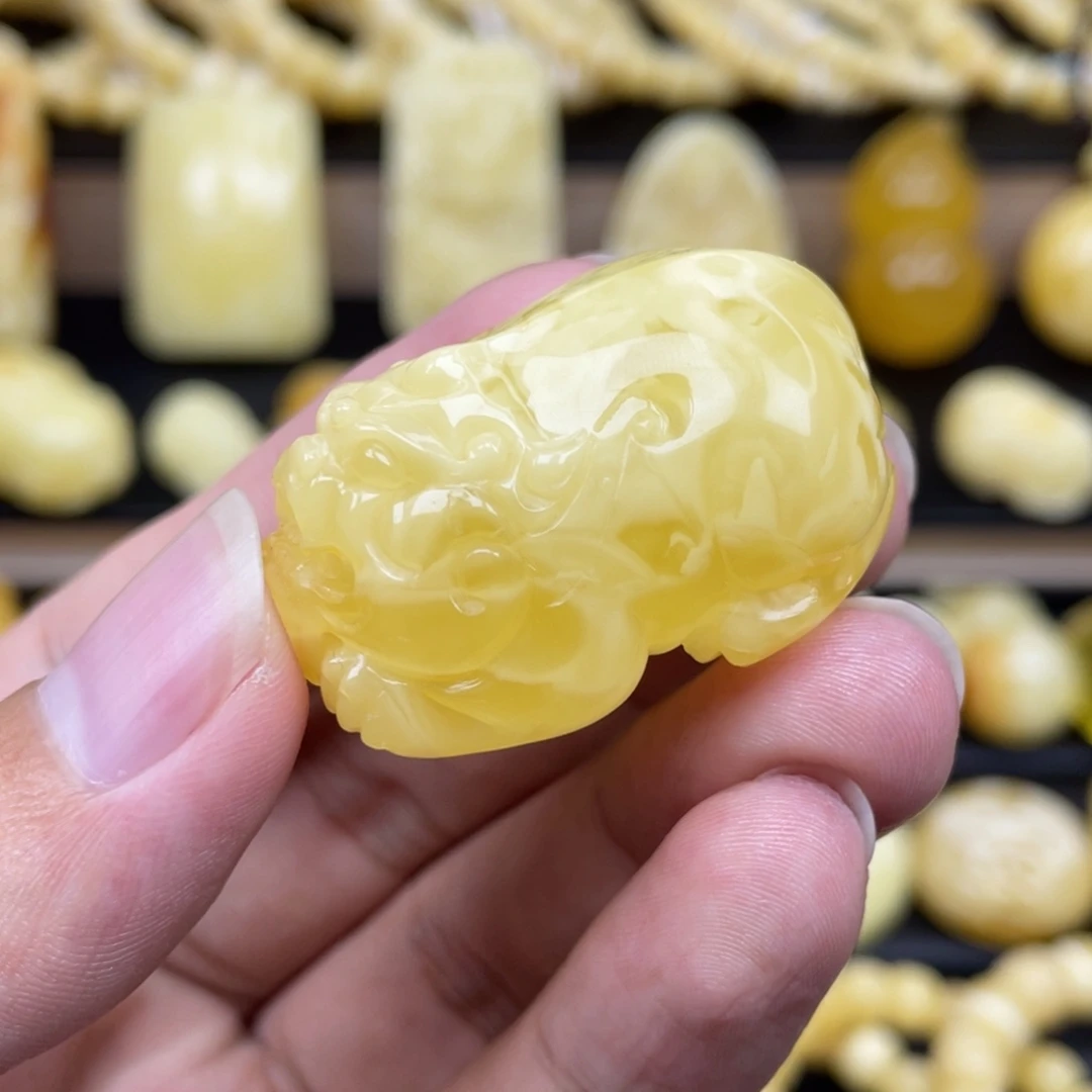 琥珀未镶嵌裸石琥珀蜜蜡