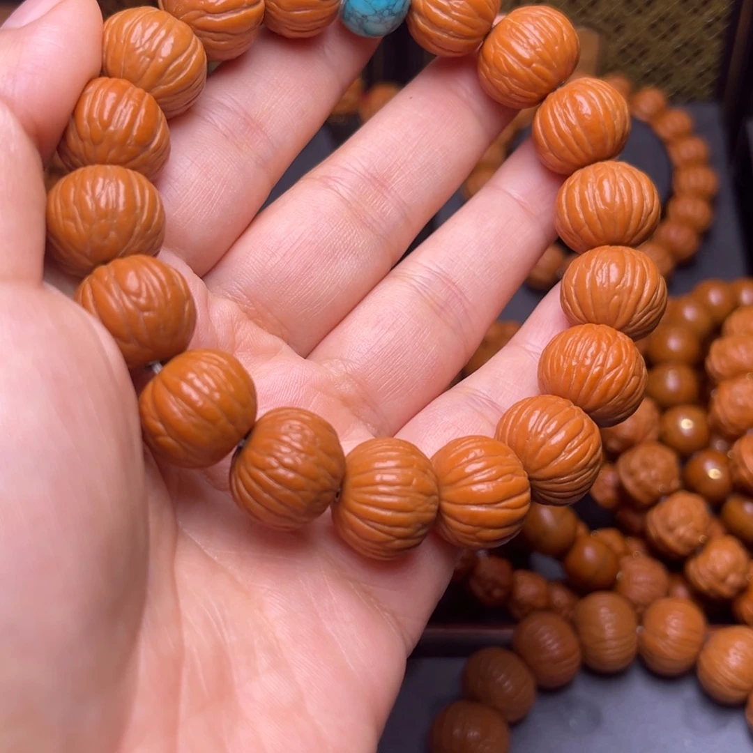 猴头核桃吊坠16土豪镶嵌