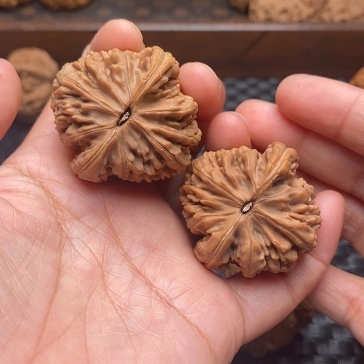 把件文玩核桃虎头王38尺