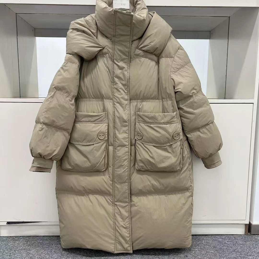 【小依专享】 Y3358009简约时尚百搭白鸭绒羽绒服-8009