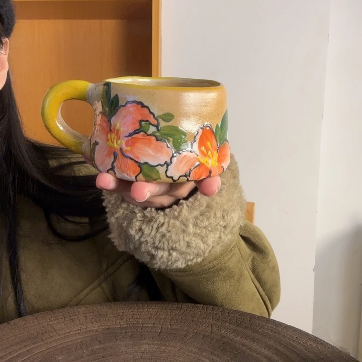 只***方手捏手绘景德镇陶瓷