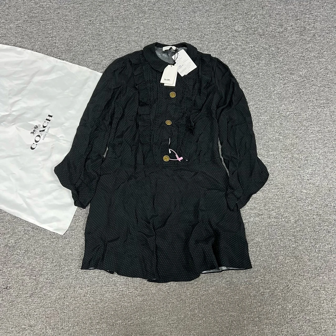 99新 COACH/蔻驰 coach 波点连衣裙