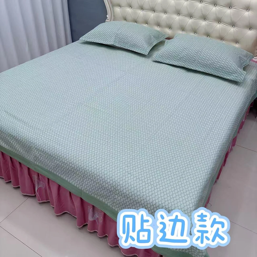 三哥家   全棉手织老粗布（麦香）提花贴边款